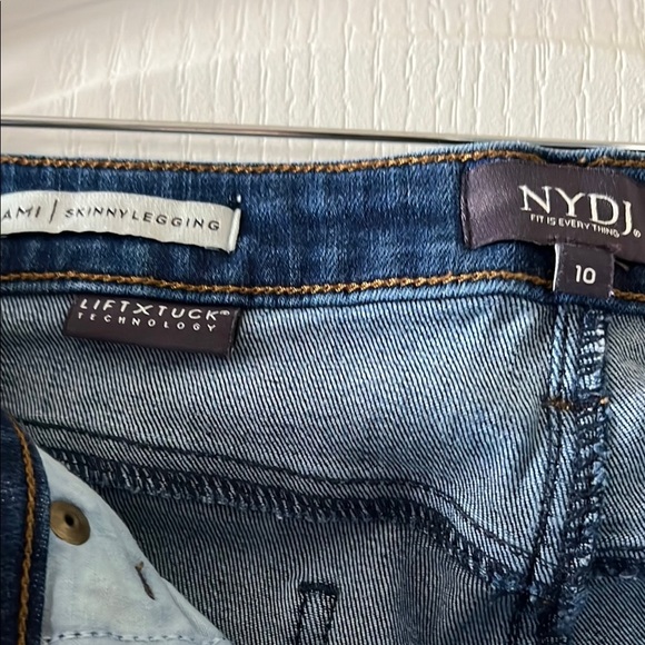 NYDJ Blue Skinny Jeans Classic Fit - Picture 2 of 5